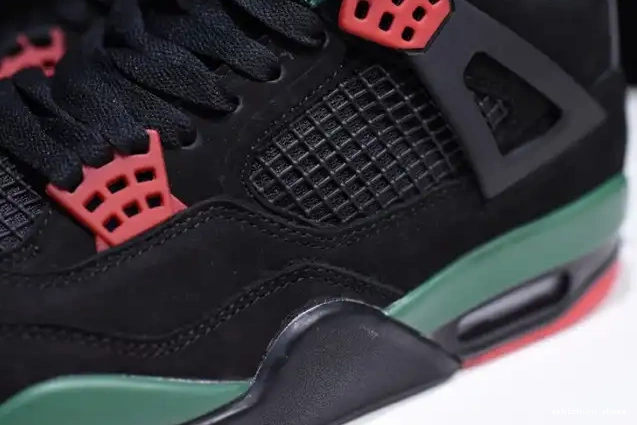Rep Red Jordan NRG GUCC 4 Black Gorge Green-Varsity AQ3816-063 Air 0504